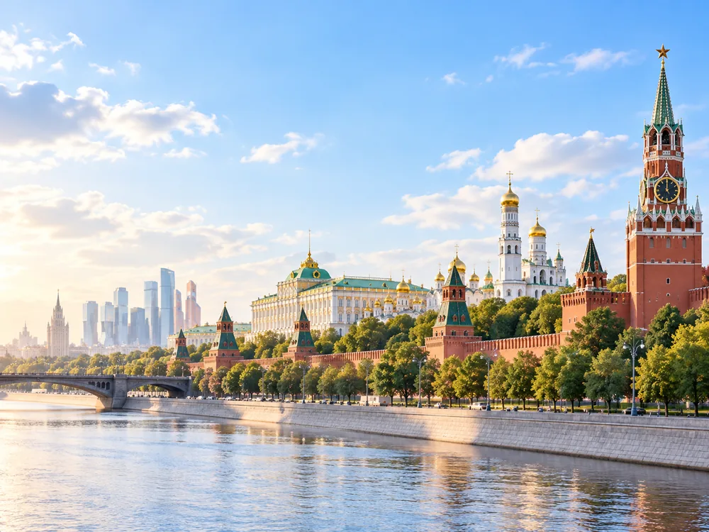 Москва и Кремль